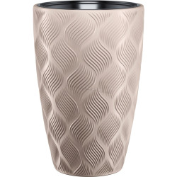 Ghiveci Form Plastic Flow Slim D29cm (Mocha)