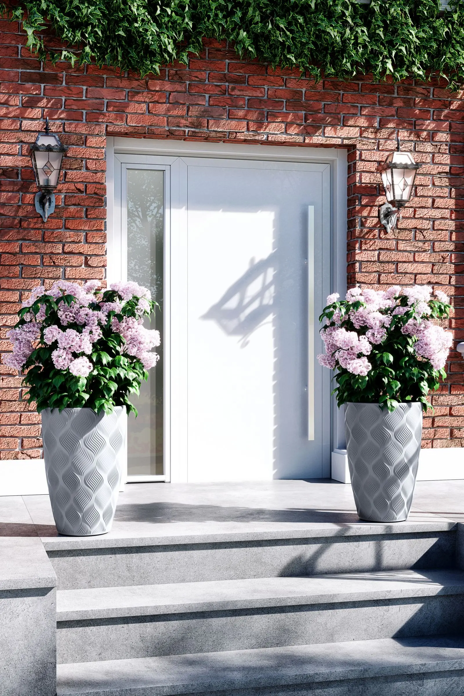 Горшок Form Plastic Flow Slim D38.5cm (White)