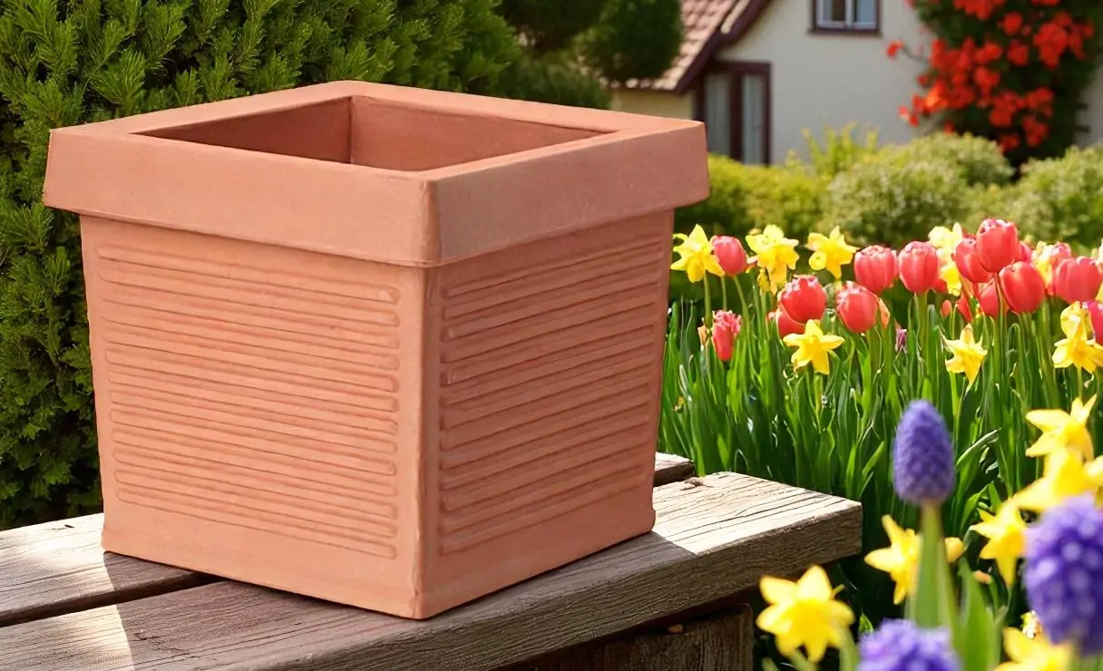 Ghiveci Form Plastic Gala L37cm (Teracotta)