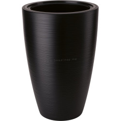 Ghiveci Form Plastic Gobi Slim D38.5 (Black)