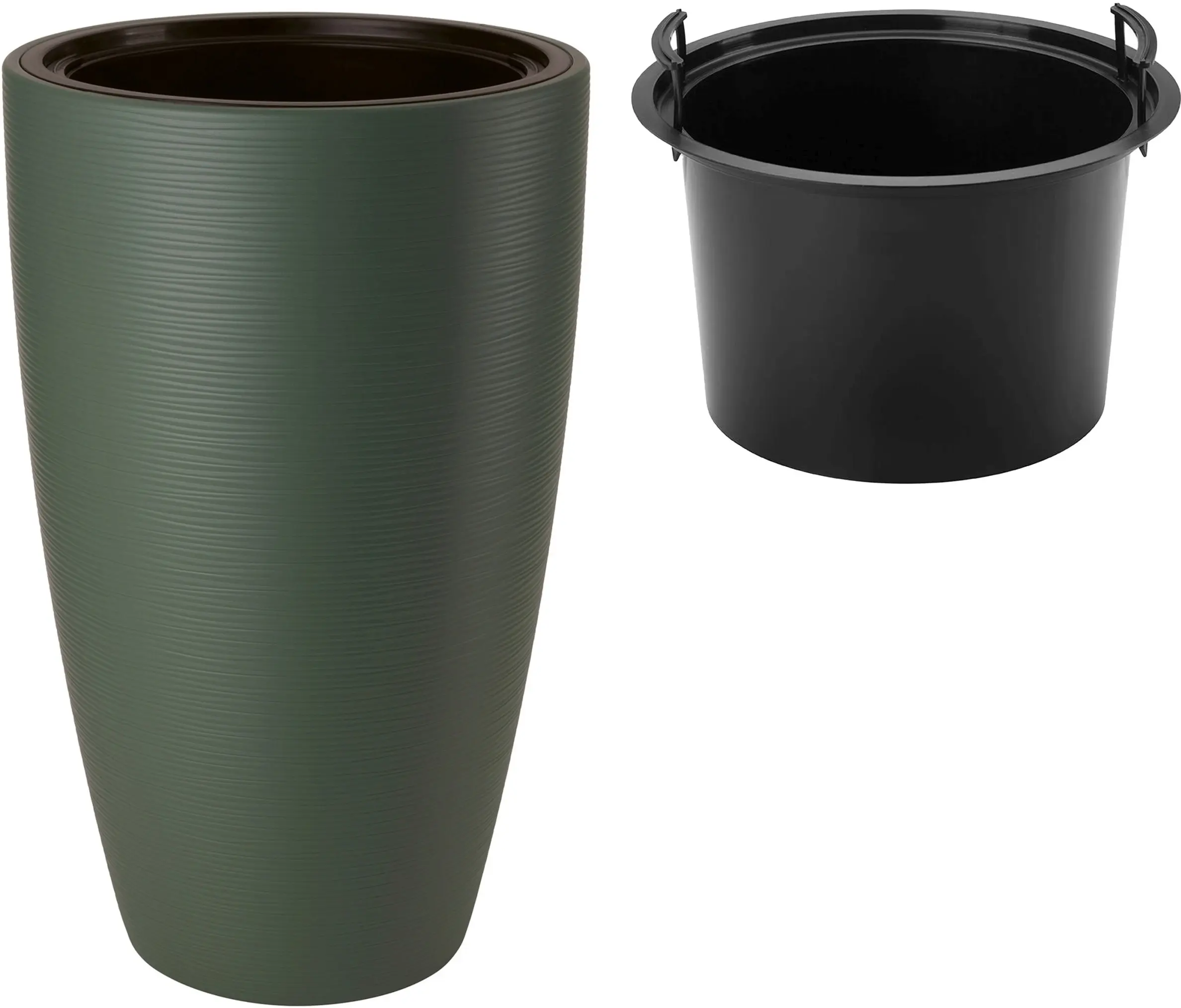 Ghiveci Form Plastic Gobi Slim D38.5 (Green)