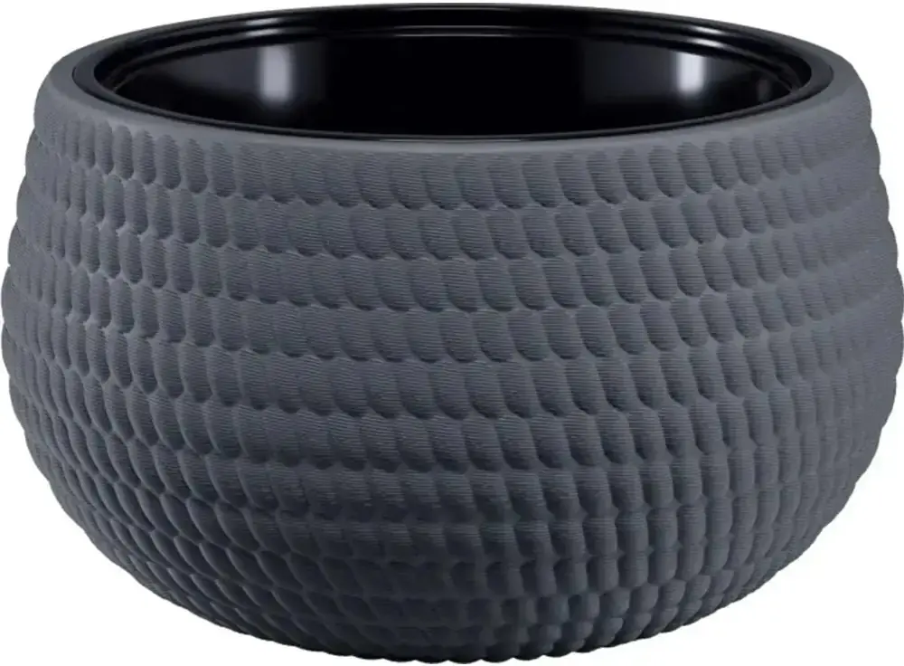 Ghiveci Form Plastic Kula Lina D32cm (Antracit)