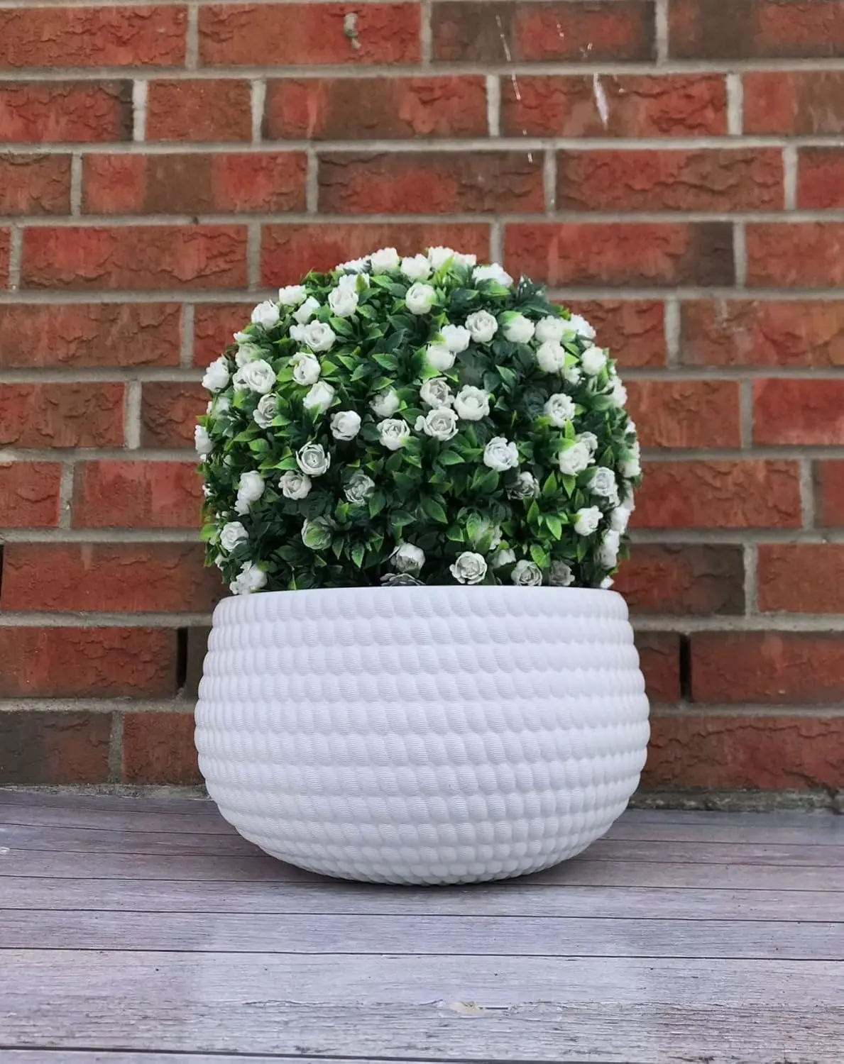 Ghiveci Form Plastic Kula Lina D32cm (Cream)