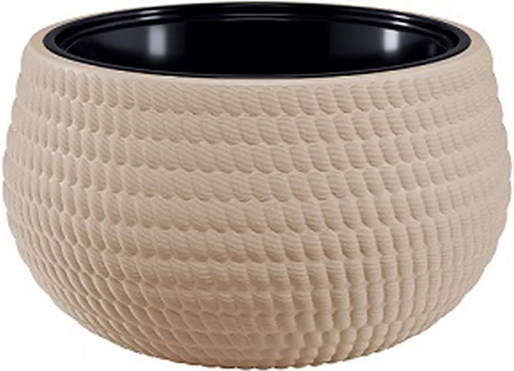 Ghiveci Form Plastic Kula Lina D32cm (Cream)