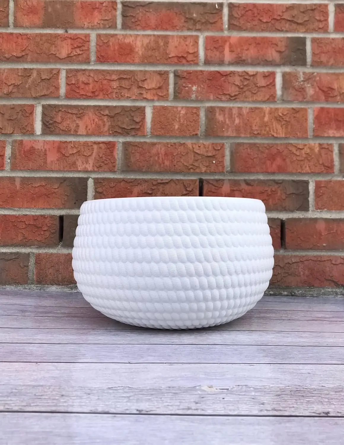 Ghiveci Form Plastic Kula Lina D32cm (White)