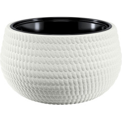 Ghiveci Form Plastic Kula Lina D32cm (White)