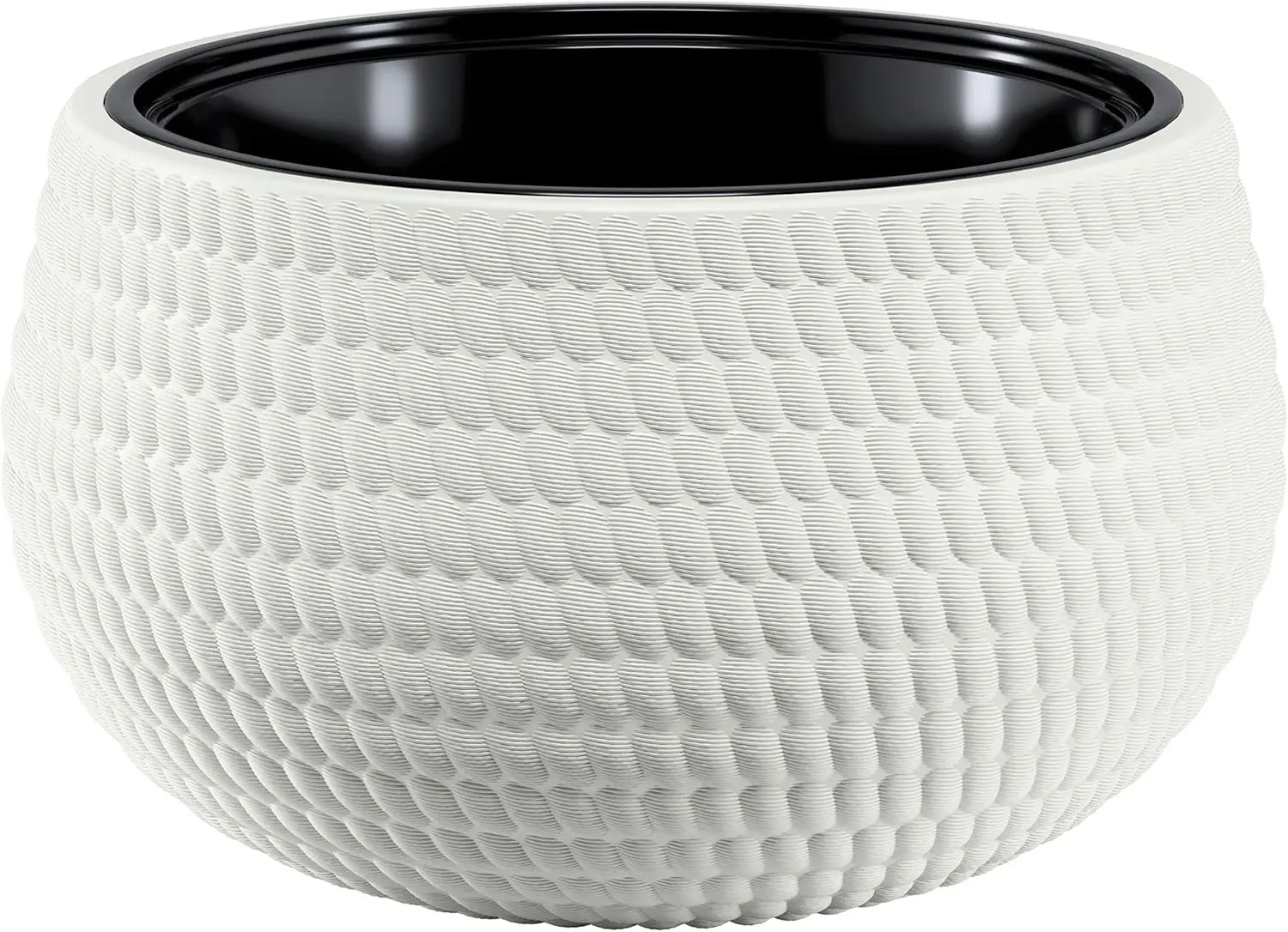 Ghiveci Form Plastic Kula Lina D32cm (White)