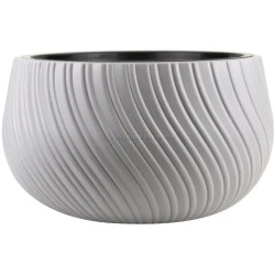 Ghiveci Form Plastic Kula Mika D32cm (Light Grey)