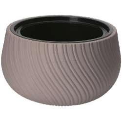 Ghiveci Form Plastic Kula Mika D32cm (Mocha)