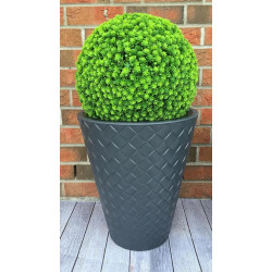 Ghiveci Form Plastic Diamond D40cm (Antracit) Thumb