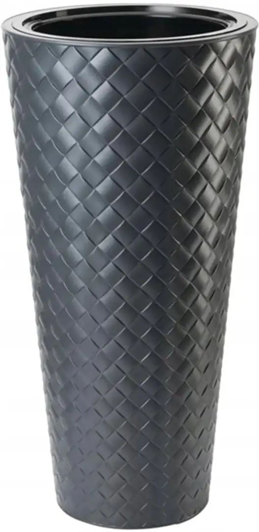 Ghiveci Form Plastic Makata Slim D30cm (Antracit)