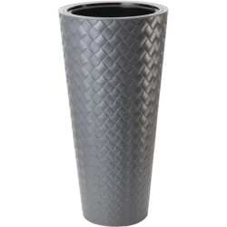 Ghiveci Form Plastic Makata Slim D30cm (Beton)