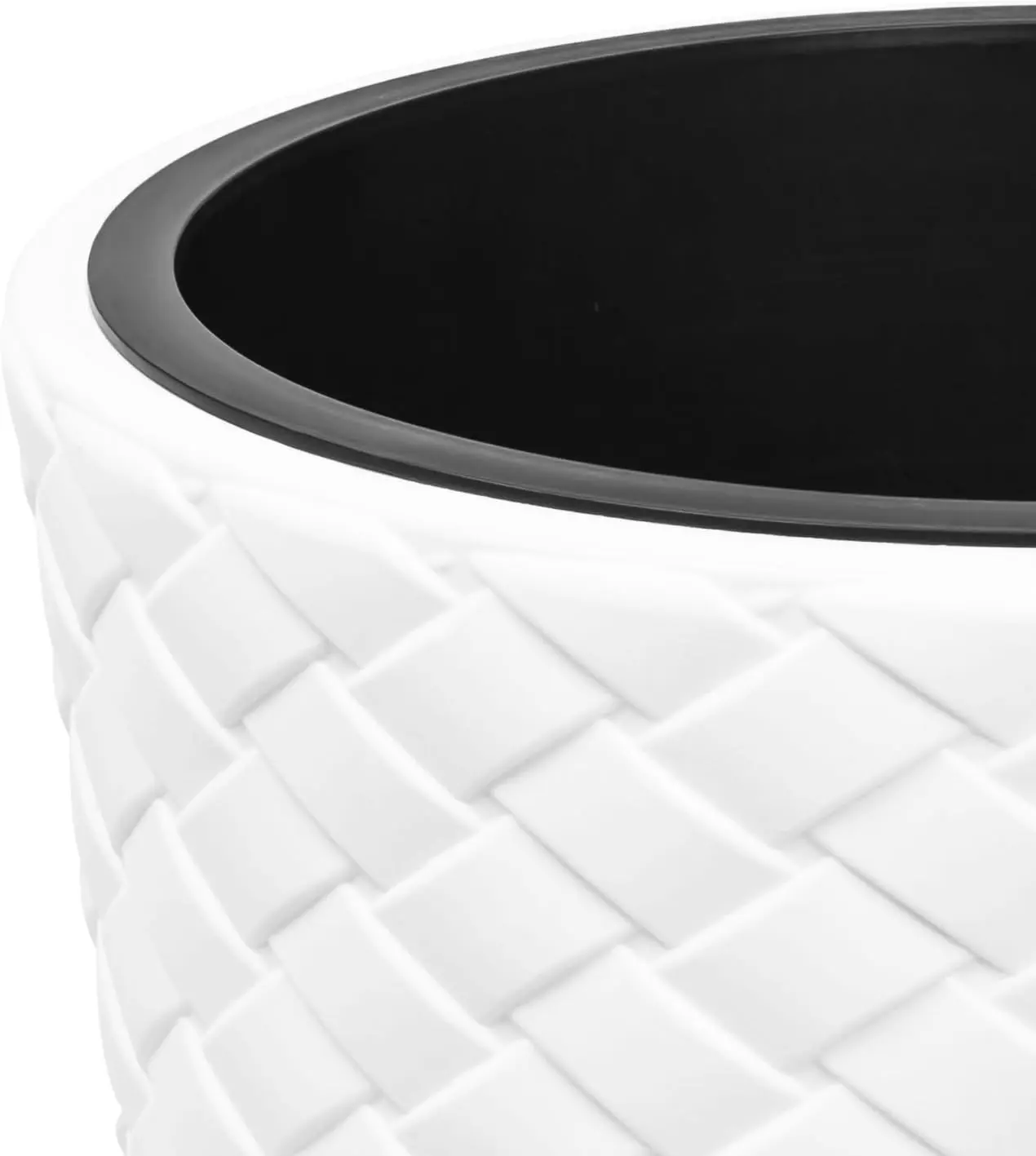 Ghiveci Form Plastic Makata Slim D30cm (White)