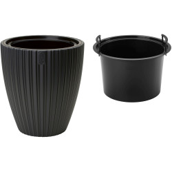 Горшок Form Plastic Mika D38.5cm (Black) Thumb