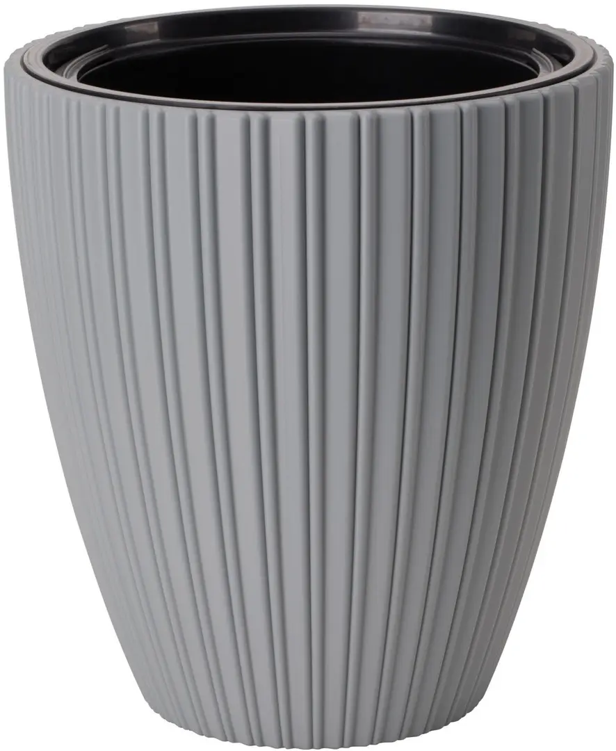 Ghiveci Form Plastic Mika D38.5cm (Light Grey)