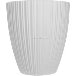 Ghiveci Form Plastic Mika D38.5cm (White)