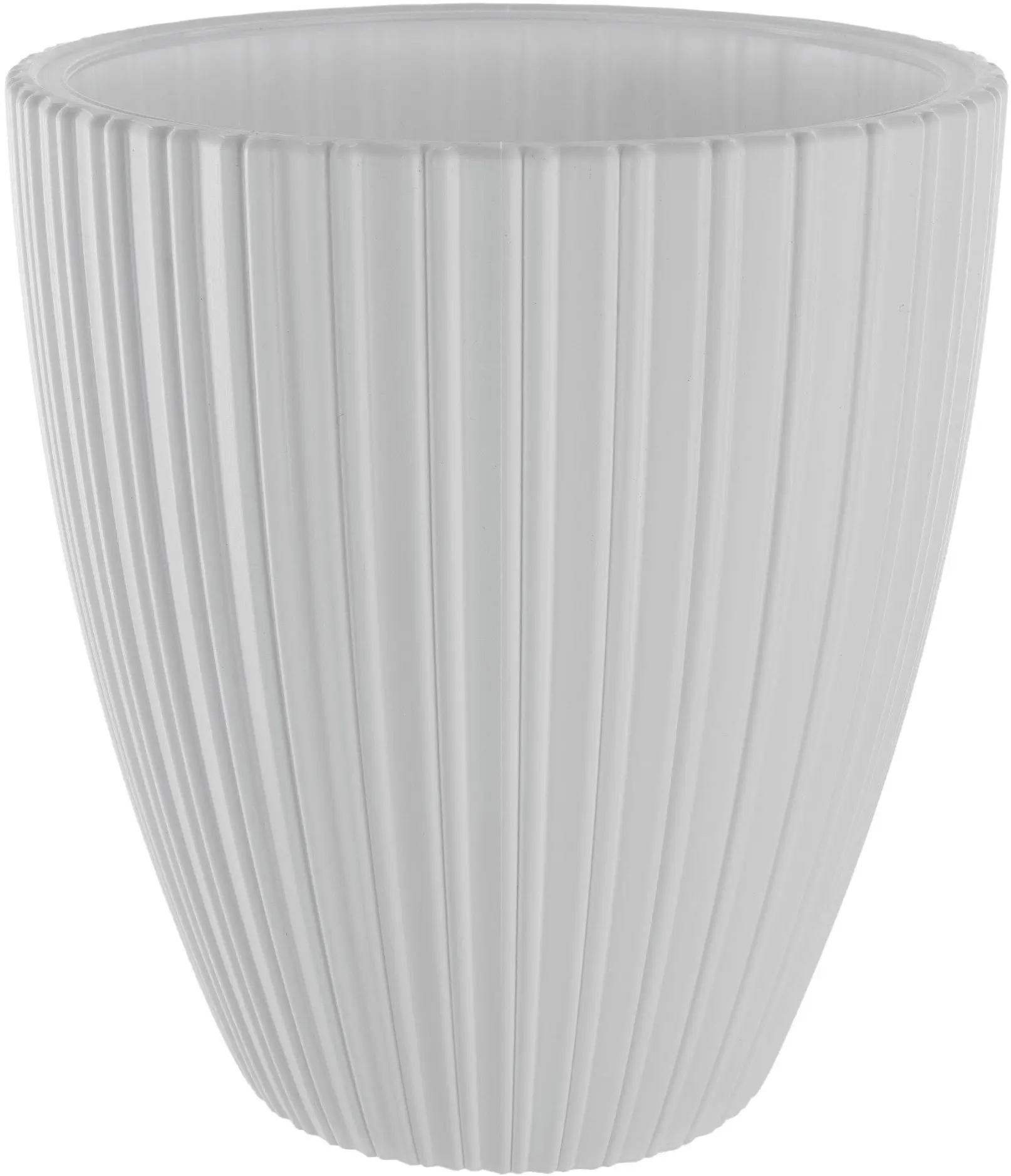 Ghiveci Form Plastic Mika D38.5cm (White)