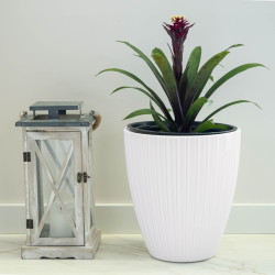 Ghiveci Form Plastic Mika D38.5cm (White) Thumb