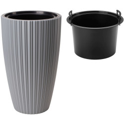 Ghiveci Form Plastic Mika Slim D29cm (Light Grey) Thumb