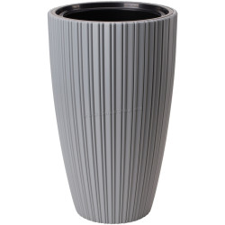 Ghiveci Form Plastic Mika Slim D29cm (Light Grey)