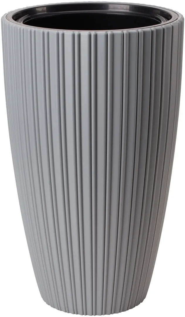 Ghiveci Form Plastic Mika Slim D29cm (Light Grey)