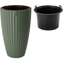 Ghiveci Form Plastic Mika Slim D38.5cm (Green) Thumb