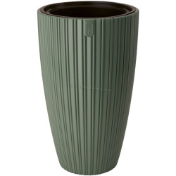 Ghiveci Form Plastic Mika Slim D38.5cm (Green)