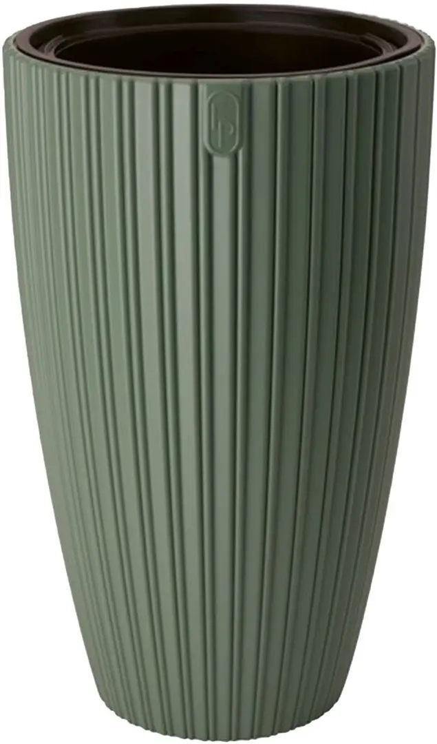 Ghiveci Form Plastic Mika Slim D38.5cm (Green)