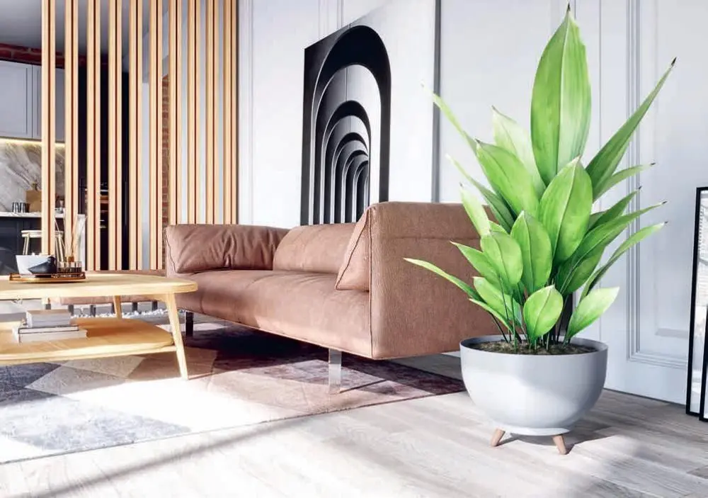 Ghiveci Form Plastic Misa Satina D39cm (Platinum)