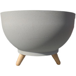 Ghiveci Form Plastic Misa Satina Eco D39cm (Platinum)