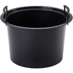 Ghiveci Form Plastic Rattana D39.5cm (Dark Brown) Thumb