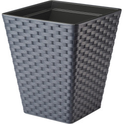 Ghiveci Form Plastic Rattana L39 (Antracit)