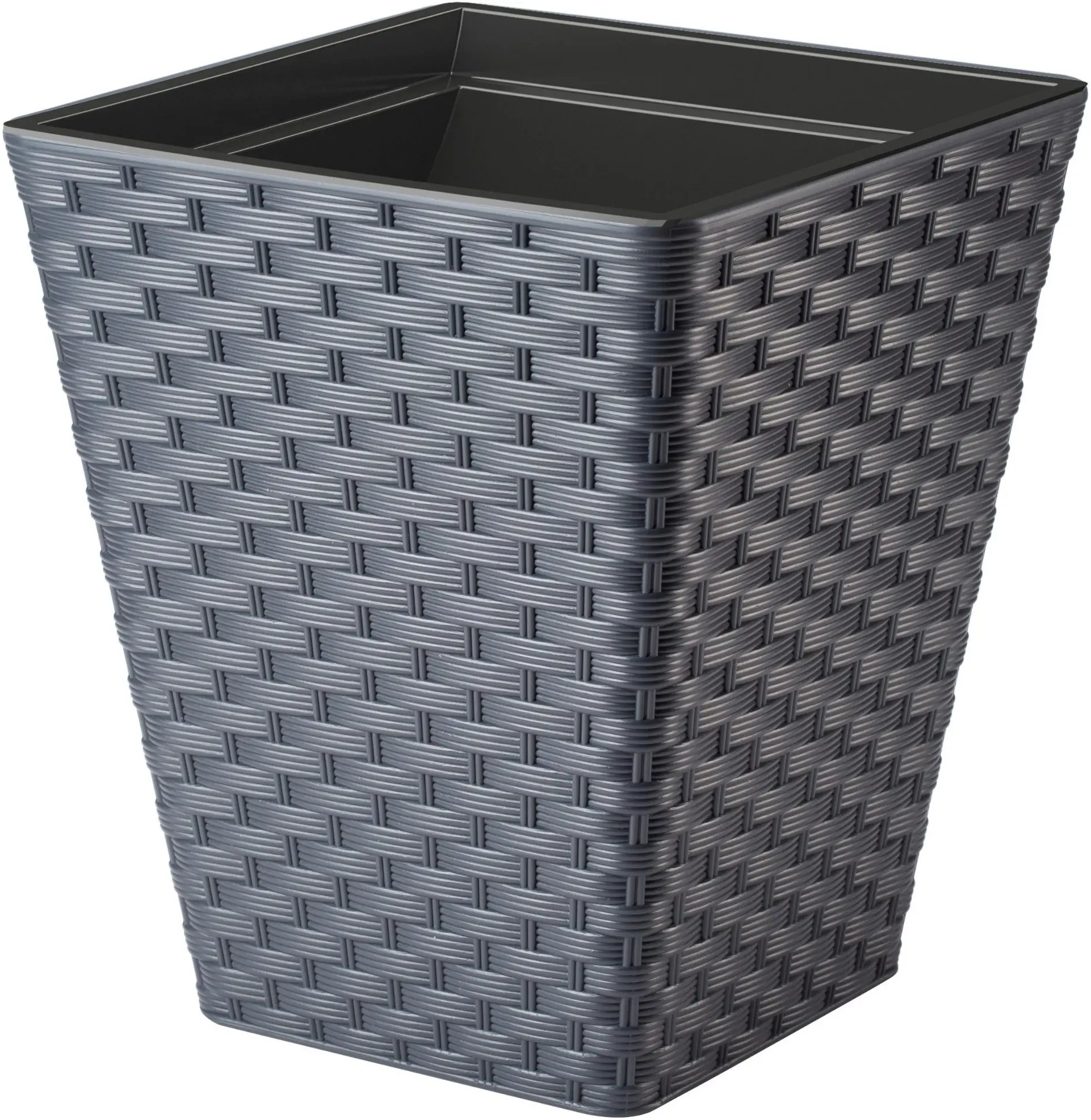 Ghiveci Form Plastic Rattana L39 (Antracit)