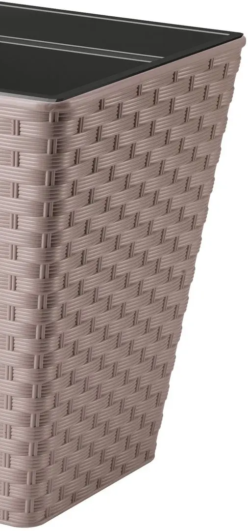 Ghiveci Form Plastic Rattana L39 (Mocha)