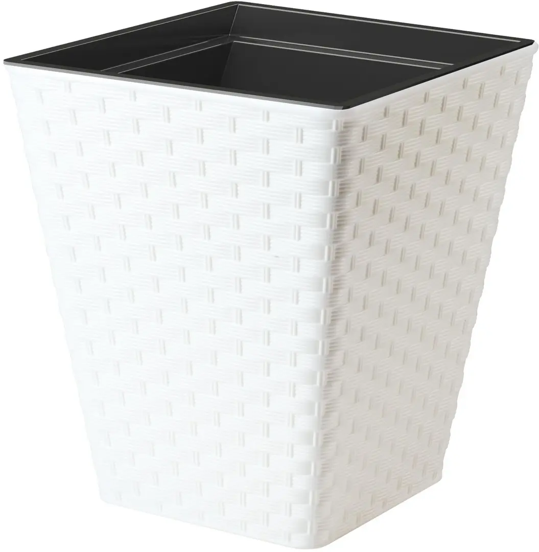 Ghiveci Form Plastic Rattana L39 (White)