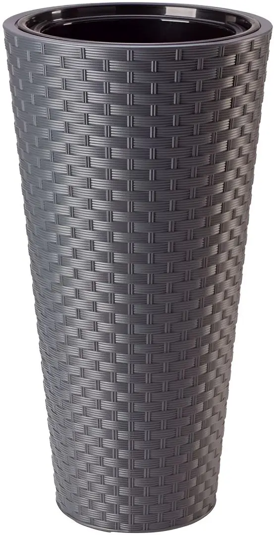 Горшок Form Plastic Rattana Slim D29.7 (Anthracite)