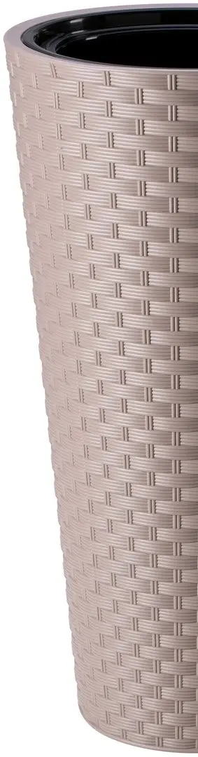 Ghiveci Form Plastic Rattana Slim D39.5 (Mocha)