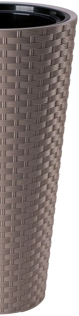 Ghiveci Form Plastic Rattana Slim D39.5 (Mocha)