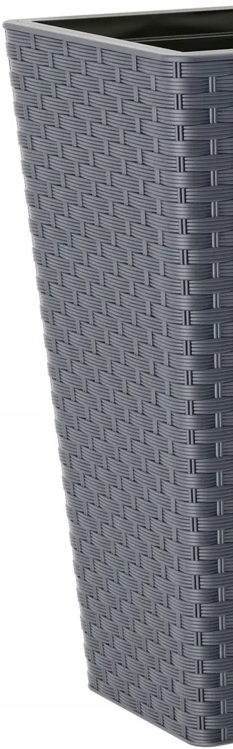 Ghiveci Form Plastic Rattana Slim L29 (Anthracite)