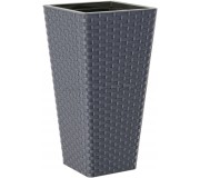 Горшок Form Plastic Rattana Slim L29 (Anthracite)