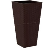 Ghiveci Form Plastic Rattana Slim L29 (Dark Brown)