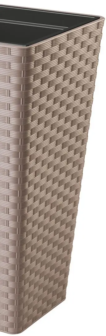 Ghiveci Form Plastic Rattana Slim L29 (Mocha)