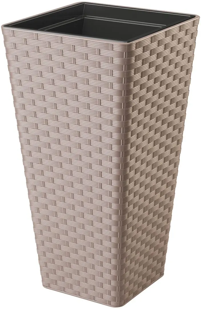 Ghiveci Form Plastic Rattana Slim L29 (Mocha)
