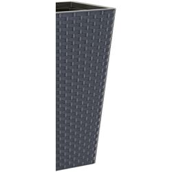 Ghiveci Form Plastic Rattana Slim L39 (Anthracite) Thumb