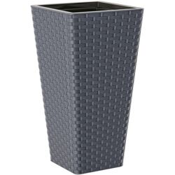 Ghiveci Form Plastic Rattana Slim L39 (Anthracite)