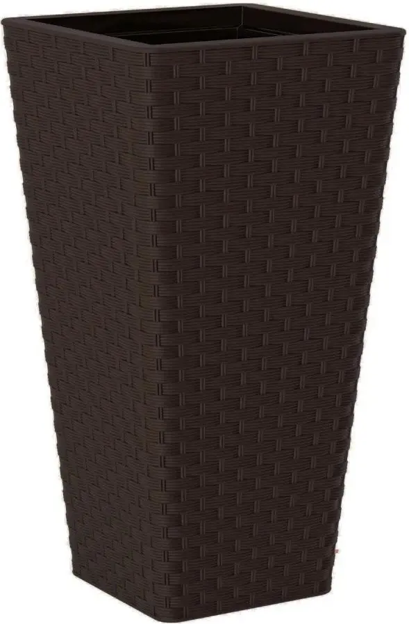 Горшок Form Plastic Rattana Slim L39 (Dark Brown)