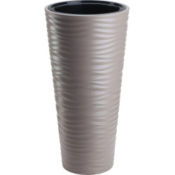 Ghiveci Form Plastic Sahara Dunes Slim D29.5 (Mocha)