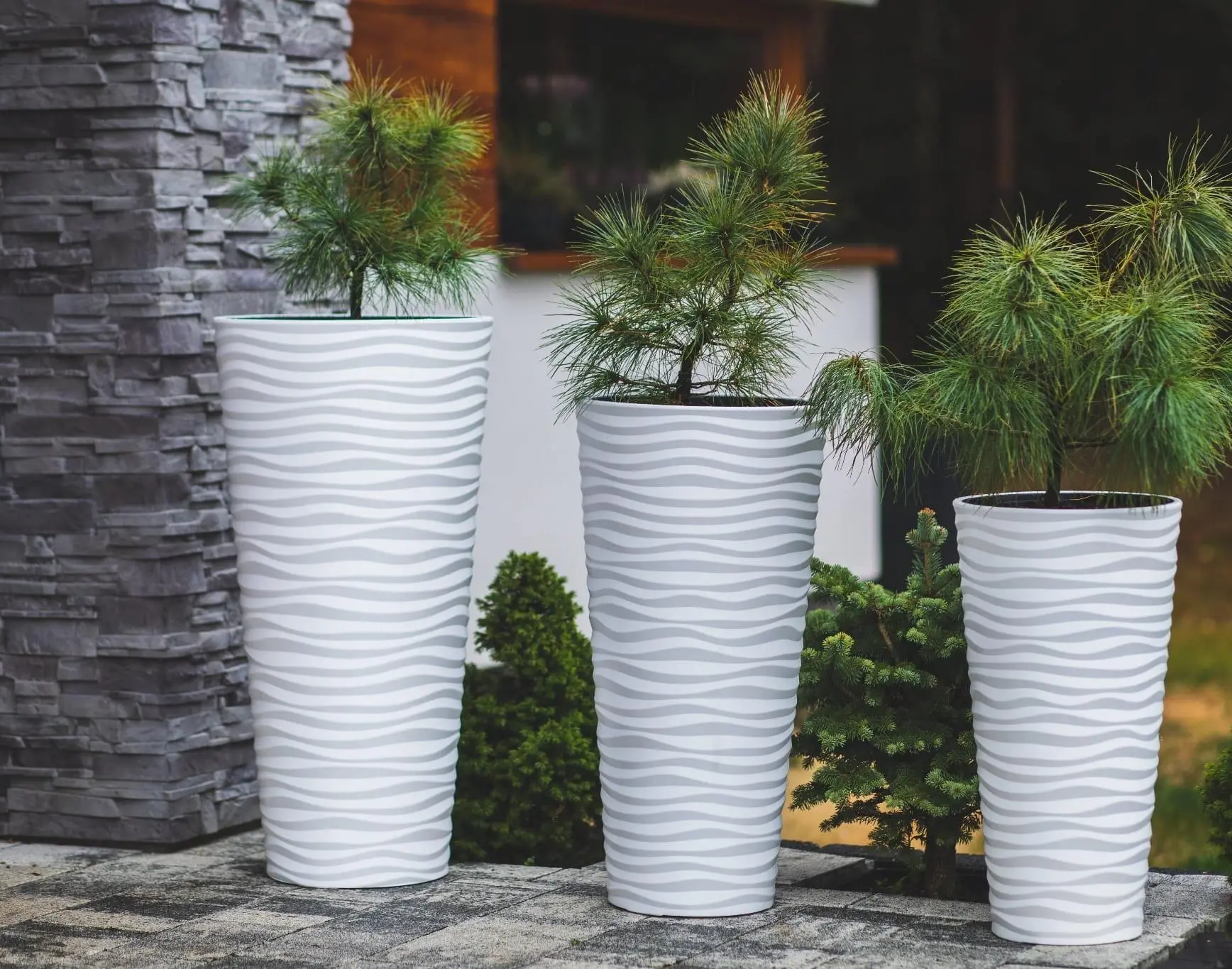 Горшок Form Plastic Sahara Dunes Slim D34.5 (White)