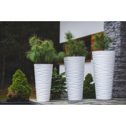 Ghiveci Form Plastic Sahara Dunes Slim D39.5 (White) Thumb