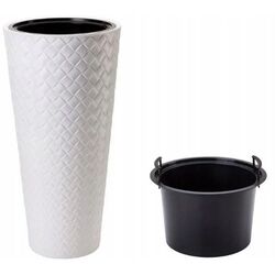 Ghiveci Form Plastic Makata Slim 2850-011 (White)